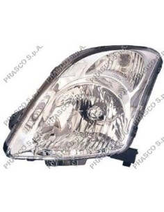 PROIETTORE SX MOD. H4 ELETTRICO-SENZA MOTORE-CROMATO SUZUKI - SWIFT - MOD. 01/07 - 12/10 SZ0344804 PRASCO