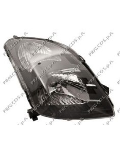 PROIETTORE DX H4 ELETTRICO SENZA MOTORE-NERO SUZUKI - SWIFT - MOD. 01/07 - 12/10 SZ0344813 PRASCO