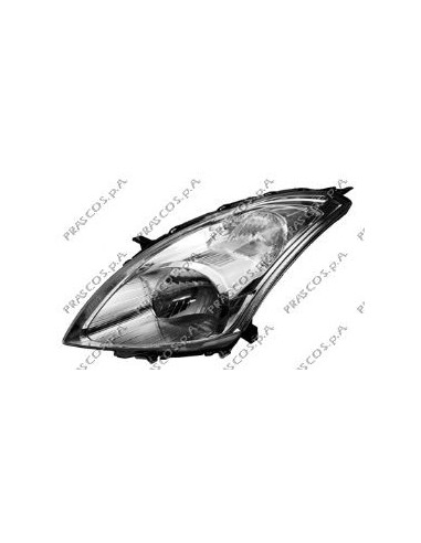 PROIETTORE SX MOD. H4 ELETTRICO-CON MOTORE SUZUKI - SWIFT - MOD. 01/11 - 09/13 SZ0364814 PRASCO