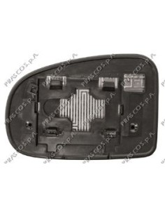 PIASTRA SPECCHIO DX CONVESSA-TERMICA CROMATA TOYOTA - VERSO - MOD. 01/10 - TY0507513 PRASCO