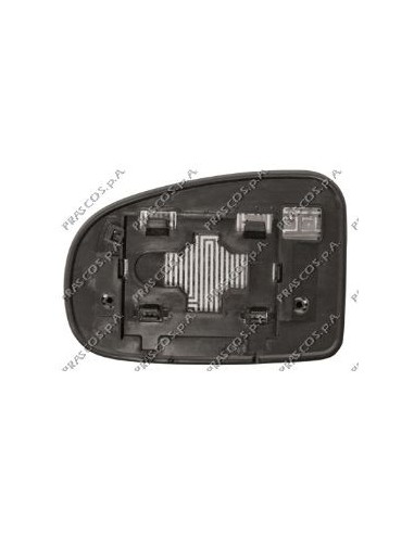 PIASTRA SPECCHIO DX CONVESSA-TERMICA CROMATA TOYOTA - VERSO - MOD. 01/10 - TY0507513 PRASCO