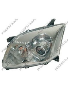 PROIETTORE SX MOD. H1+H7 ELETTRICO-SENZA MOTORE (VERSIONE KOITO) TOYOTA - AVENSIS T25 - MOD. 04/03 - 03/07 TY2424904 PRASCO