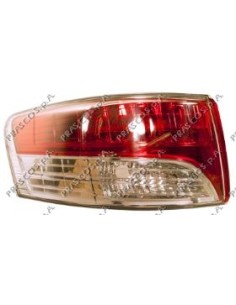 FANALE POSTERIORE SX ESTERNO ROSSO/BIANCO-SENZA PORTALAMPADA MOD. 4 PORTE TOYOTA - AVENSIS T27 - MOD. 04/09 - TY2464154 PRASCO