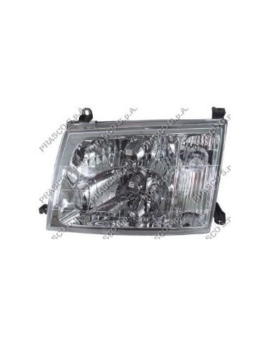 PROIETTORE SX MOD. H4 MANUALE 2001  in poi  TOYOTA - LANDCRUISER FJ100 - MOD. 01/98 - 12/04 TY8484614 PRASCO