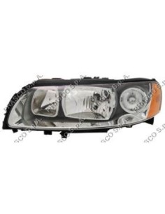 PROIETTORE DX MOD. H7+H9 ELETTRICO-SENZA MOTORE-GRIGIO VOLVO - V70 - MOD. 01/05 - 12/07 VV0444903 PRASCO