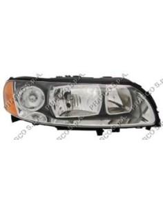 PROIETTORE SX MOD. H7+H9 ELETTRICO-SENZA MOTORE-GRIGIO VOLVO - V70 - MOD. 01/05 - 12/07 VV0444904 PRASCO