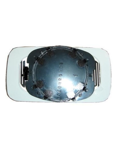 VETRINO SPECCHIO C/PIASTRA ALFA ROMEO 145 / 146 94 in poi  VETRO BLU DX DEPO 001