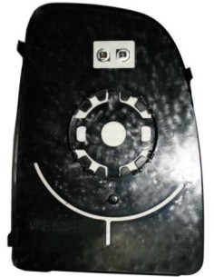 VETRINO SPECCHIO C/PIASTRA FIAT DUCATO 2006 TERMICA SUPERIORE DX DEPO 00400