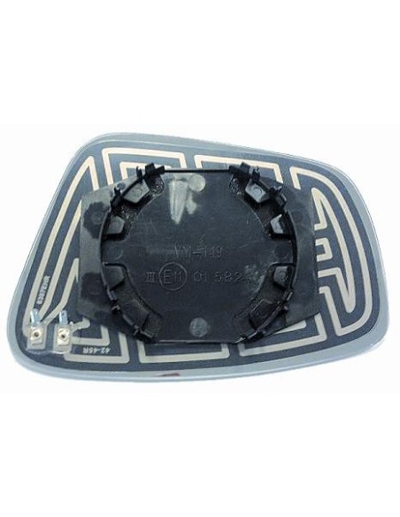 VETRINO SPECCHIO C/PIASTRA VOLKSWAGEN UP - SKODA CITIGO - SEAT MII 2011 TERMICA DX DEPO 00824