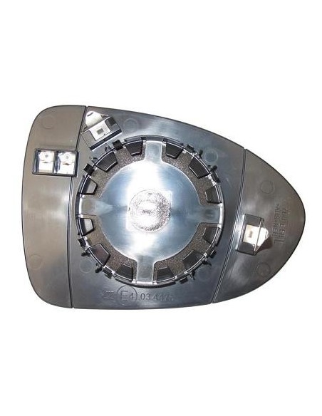 VETRINO SPECCHIO C/PIASTRA KIA RIO 2011 3/5 PORTE TERMICA DX DEPO 00914