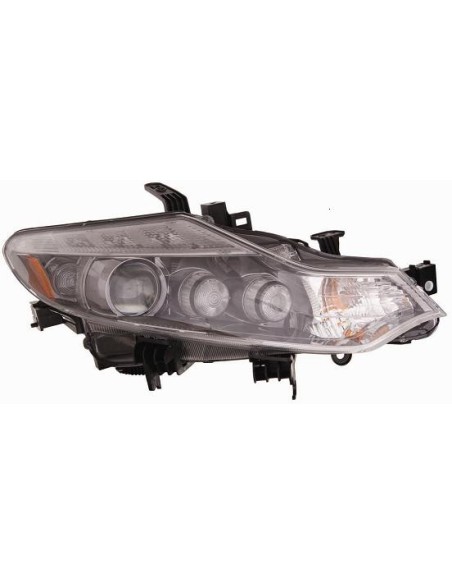 FARO FANALE PROIETTORE ANTERIORE NISSAN MURANO 2008 XENON PARAB. NERA DX DEPO 10161