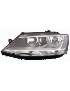 FARO FANALE PROIETTORE ANTERIORE VOLKSWAGEN JETTA 2011 PARAB. NERA C/MOTORE DX DEPO 10183