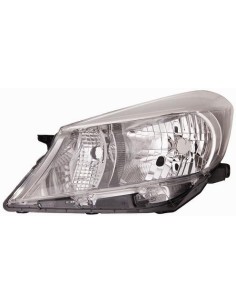 FARO FANALE PROIETTORE ANTERIORE TOYOTA YARIS 2011 PARAB. CROMATA BORDO SUPERIORE GRIGIO SCURO DX DEPO 10217