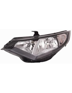 FARO FANALE PROIETTORE ANTERIORE HONDA CIVIC 2012 C/MOTORE PARAB. NERA DX DEPO 10221