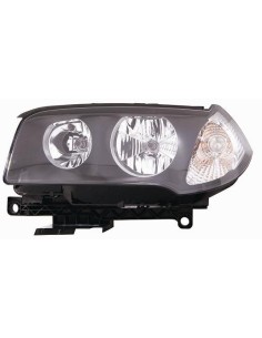 FARO FANALE PROIETTORE ANTERIORE BMW X3 2004 C/IND. DI DIREZIONE BIANCO PARAB. NERA C/MOTORE DX DEPO 10237