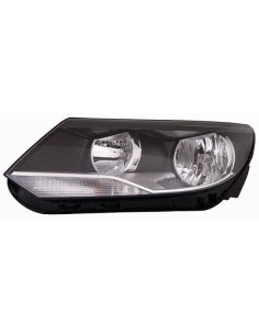FARO FANALE PROIETTORE ANTERIORE VOLKSWAGEN TIGUAN 2011 PARAB. NERA C/MOTORE ELETT. DX DEPO 10297