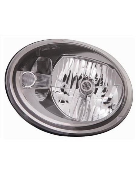FARO FANALE PROIETTORE ANTERIORE VOLKSWAGEN BEETLE - MAGGIOLINO 2011 PARAB. NERA C/MOTORE DX DEPO 10299