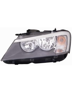 FARO FANALE PROIETTORE ANTERIORE BMW X3 F25 2010 C/MOTORE PARAB. NERA DX DEPO 10315