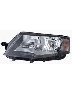 FARO FANALE PROIETTORE ANTERIORE SKODA OCTAVIA 2013 PARAB. NERA C/MOTORE DX DEPO 10339