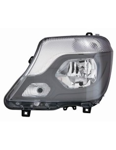 FARO FANALE PROIETTORE ANTERIORE MERCEDES SPRINTER 2013 PARAB. NERA C/MOTORE DX DEPO 10361