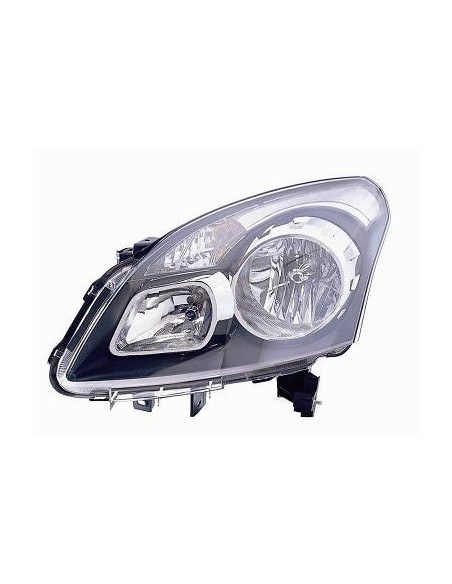 FARO FANALE PROIETTORE ANTERIORE RENAULT KOLEOS 2008 PARAB. NERA C/MOTORE DX DEPO 10369