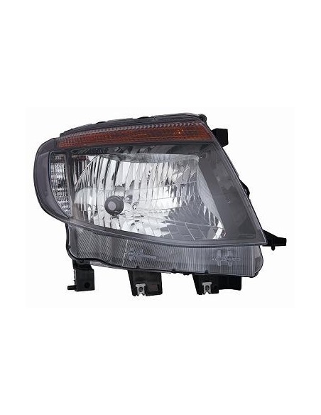 FARO FANALE PROIETTORE ANTERIORE FORD RANGER 2012 PARAB. NERA DX DEPO 10377