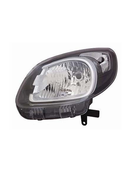 FARO FANALE PROIETTORE ANTERIORE RENAULT KANGOO 2012 PARAB. NERA DX DEPO 10385