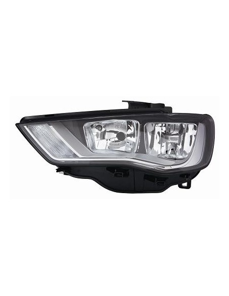 FARO FANALE PROIETTORE ANTERIORE AUDI A3 2012 3/5 PORTE C/MOTORE DX DEPO 10421