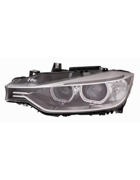 FARO FANALE PROIETTORE ANTERIORE BMW SERIE 3 F30 - F31 2012 XENON A LED PARAB. NERA C/MOTORE DX DEPO 10435