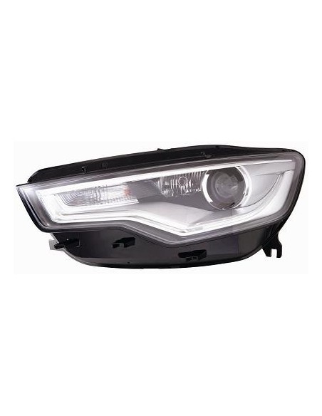 FARO FANALE PROIETTORE ANTERIORE AUDI A6 2011 XENON A LED C/MOTORE DX DEPO 10478