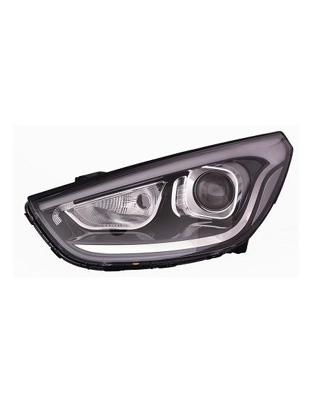 FARO FANALE PROIETTORE ANTERIORE HYUNDAI IX-35 2013 PARAB. NERA DX DEPO 10494