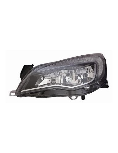 FARO FANALE PROIETTORE ANTERIORE OPEL ASTRA J 2013 PARAB. NERA C/BORDO CROMATO C/MOTORE E LUCE DIURNA DX DEPO 10514