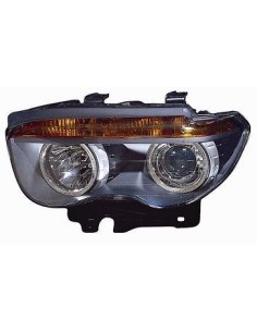 FARO FANALE PROIETTORE ANTERIORE BMW SERIE 7 E65 2003 PARAB. NERA C/MOTORE DX DEPO 10528