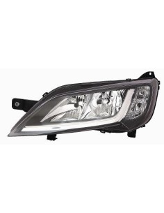 FARO FANALE PROIETTORE ANTERIORE PEUGEOT BOXER 2014 PARAB. NERA C/MOTORE DX DEPO 10530