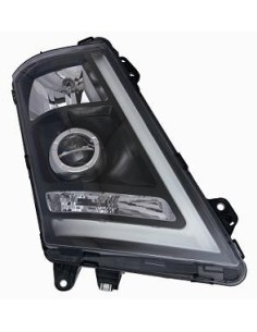 FARO FANALE PROIETTORE ANTERIORE VOLVO TRUCK FH12 - FH13 - FH16 2013 XENON MANUALE PARAB. NERA A LED DX DEPO 10566