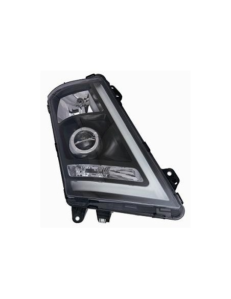 FARO FANALE PROIETTORE ANTERIORE VOLVO TRUCK FH12 - FH13 - FH16 2013 XENON MANUALE PARAB. NERA A LED DX DEPO 10566