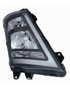 FARO FANALE PROIETTORE ANTERIORE VOLVO TRUCK FH12 - FH13 - FH16 2013 MANUALE PARAB. NERA A LED DX DEPO 10568