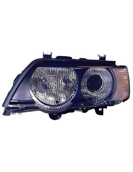 FARO FANALE PROIETTORE ANTERIORE BMW X5 2000 XENON FAN. BIANCO DX DEPO 20730