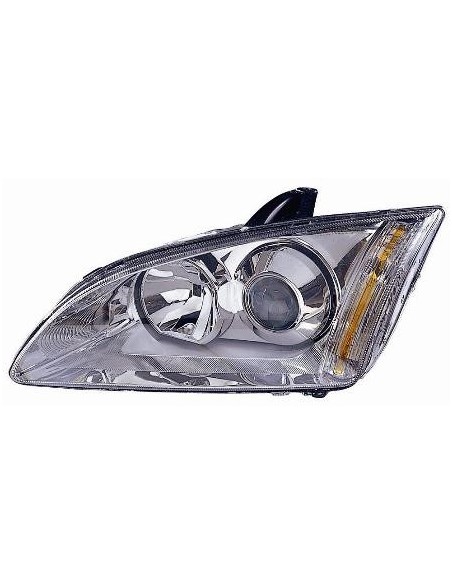 FARO FANALE PROIETTORE ANTERIORE FORD FOCUS 2005 XENON PARAB. CROMATA DX DEPO 21230