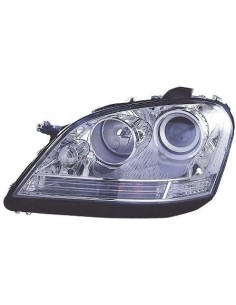 FARO FANALE PROIETTORE ANTERIORE MERCEDES CLASSE M 2006 PARAB. CROMATA CON MOTORE DX DEPO 22330