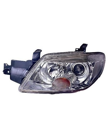 FARO FANALE PROIETTORE ANTERIORE MITSUBISHI OUTLANDER 2003 PARAB. CROMATA REG. MANUALE DX DEPO 22630