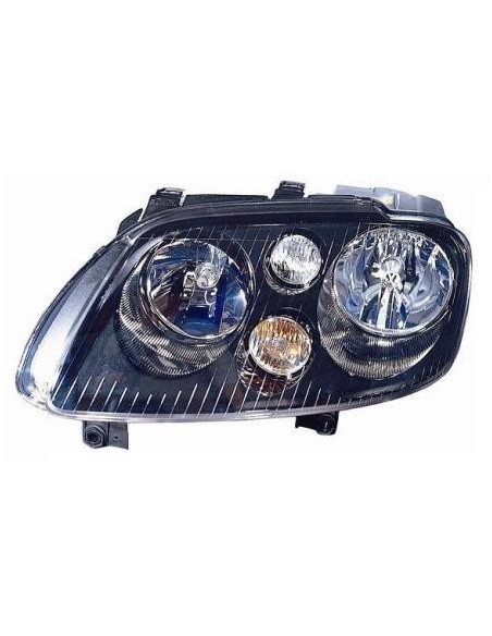 FARO FANALE PROIETTORE ANTERIORE VOLKSWAGEN TOURAN 2003 PARAB. NERA C/MOTORINO ELETT. DX DEPO 22790