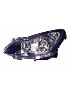 FARO FANALE PROIETTORE ANTERIORE OPEL CORSA 2006 PARAB. NERA DX DEPO 22850