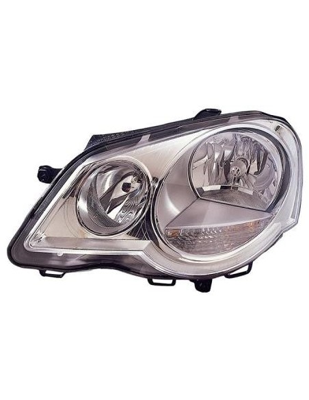 FARO FANALE PROIETTORE ANTERIORE VOLKSWAGEN POLO 2005 PARAB. CROMATA DX DEPO 23240