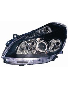 FARO FANALE PROIETTORE ANTERIORE RENAULT CLIO 2005 C/LENTIC. PARAB. NERA DX DEPO 23300