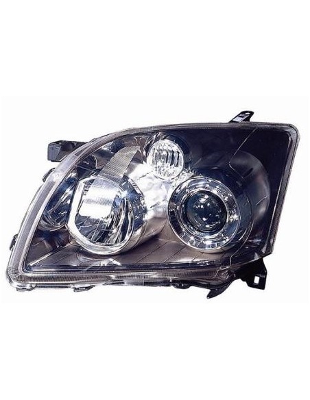 FARO FANALE PROIETTORE ANTERIORE TOYOTA AVENSIS 2006 PARAB. NERA DX DEPO 23900