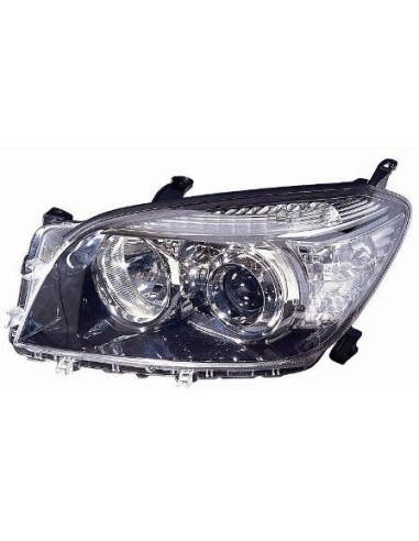 FARO FANALE PROIETTORE ANTERIORE TOYOTA RAV 4 2005 PARAB. NERA DX DEPO 24160