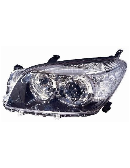 FARO FANALE PROIETTORE ANTERIORE TOYOTA RAV 4 2005 PARAB. NERA DX DEPO 24160