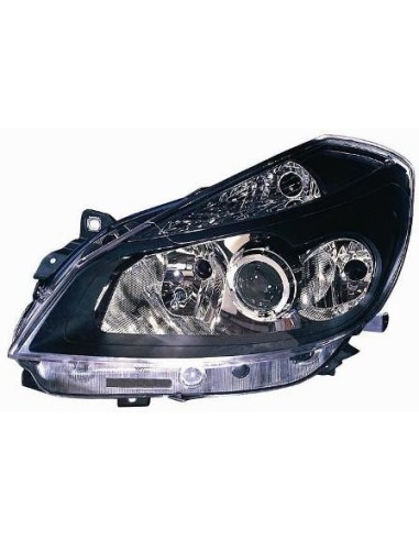 FARO FANALE PROIETTORE ANTERIORE RENAULT CLIO 2005 XENON C/LENTIC. PARAB. NERA DX DEPO 25250