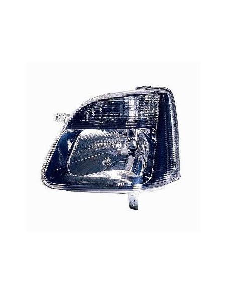 FARO FANALE PROIETTORE ANTERIORE OPEL AGILA 2002 ( SUZUKI WAGON R ) PARAB. NERA DX DEPO 25410